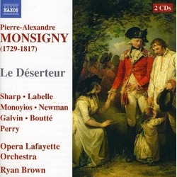 Pierre-Alexandre Monsigny & Ryan Brown & Sharp & Labelle & Monoyios & Newman & Galvin & Boutté & Perry & Opera Lafayette Orchestra Le Déserteur CD