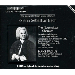 Johann Sebastian Bach & Hans Fagius The Neumeister Chorales / Prelude And Fugues / Passacaglia In C Minor / Trio Sonata In D Minor / Fantasia CD
