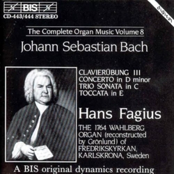 Johann Sebastian Bach & Hans Fagius Clavierübung III / Concerto In D Minor / Trio Sonata In C / Toccata In E CD