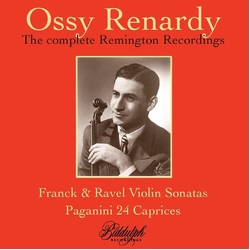 Ossy Renardy & Franck & Ravel & Paganini The Complete Remington Recordings: Violin Sonatas / 24 Caprices AUSTRALIA CD