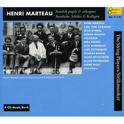 Henri Marteau Swedish Pupils & Colleagues / Swedische Schüler & Kollegen / Svenska Elever Och Kolleger CD