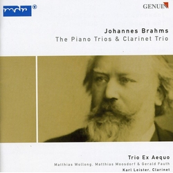 Brahms / Leister / Trio Ex Aequo Piano Trios & Clarinet Trios CD