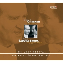 David Oistrakh & Paul Badura-Skoda The Last Recital (Vienna, May 1974) CD