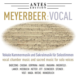 Meyerbeer Vocal Works CD