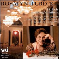 Bach / Tureck Rosalyn Tureck: Goldberg Variations CD