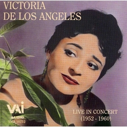 Victoria De Los Angeles Live in Concert CD
