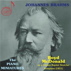 Boyd Brahms / McDonald Piano Miniatures CD