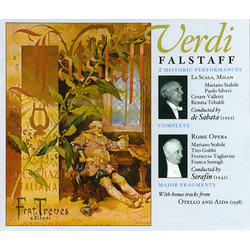 Verdi / Stabile / Tebaldi / Canali / De Sabata Falstaff CD