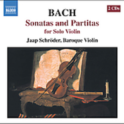 Bach & Jaap Schröder Sonatas And Partitas For Solo Violin CD