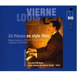 Louis Vierne & Ben Van Oosten 24 Pièces En Style Libre CD