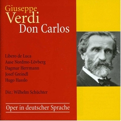 Verdi / Greindl / Nordmo-Lovberg / De Luca Don Carlos CD