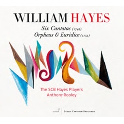 William Hayes & The SCB Hayes Players & Anthony Rooley Six Canatatas - Orpheus & Euridice CD