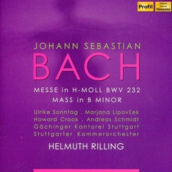 J.S. / Sonntag / Lipovsek / Crook / Schmidt Bach Messe in H-Moll Mass in B minor CD