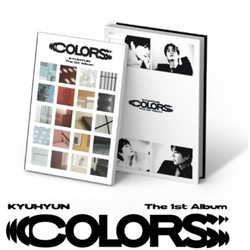 Kyuhyun Colors - Photo Book Version - incl. 104pg Photobook, Lyrics Book, Folded Poster, 4-Cut Photo + 2 Photocards PHOTOBOOK POSTER WITH BOOK CD