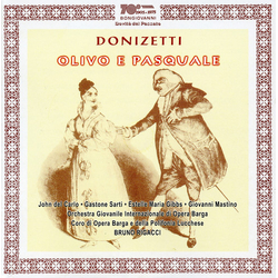 Gaetano Donizetti & Bruno Rigacci & Orchestra Giovanile Internazionale di Opera Barga Olivo E Pasquale CD