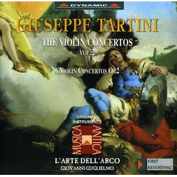 Giuseppe Tartini & L'Arte Dell'Arco The Violin Concertos Vol.2 - 6 Violin Concertos Op.2 CD