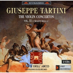 Giuseppe Tartini & L'Arte Dell'Arco & Giovanni Guglielmo The Violin Concertos Vol. 11 ("Stagion Bella") CD