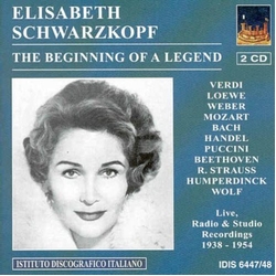 Elisabeth Schwarzkopf Beginning of a Legend CD