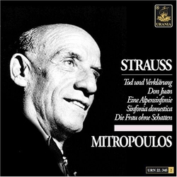 Strauss / New York Philharmonic / Mitroupoulos Tod Und Verklarung CD