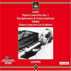 Cziffra / Liszt / Bdsy / Lehel Piano CD