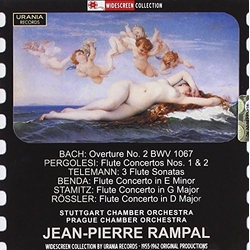 Bach & Pergolesi & Telemann & Benda & Stamitz & Rössler & Stuttgart Chamber Orchestra & Prague Chamber Orchestra & Jean-Pierre Rampal Overture No. CD