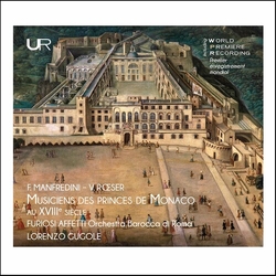 F. Manfredini & V. Roeser & Furiosi Affetti & Orchestra Barocca di Roma & Lorenzo Gugole Les Musiciens Des Princes Au XVIII Siècle CD