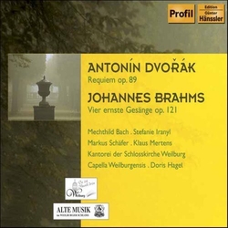 Dvorak / Brahms / Capella Weilburgensis / Hagel Requiem Op 89 CD