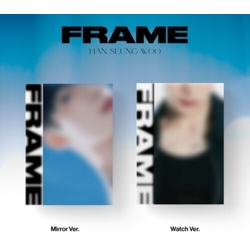 Han Seung Woo Frame - Random Cover - incl. 88pg Photobook, Postcard, ID Photo Holder, Sticker, Lenticular Photocard + PHOTOBOOK PHOTOCARD STICKER CD