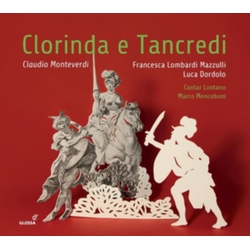 Claudio Monteverdi & Francesca Lombardi Mazzulli & Luca Dordolo & Cantar Lontano & Marco Mencoboni Clorinda E Tancredi CD