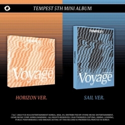 Tempest Tempest Voyage - Random Cover - incl. 84pg Photobook, 32pg Lyric Book, 21pc Postcard Set, Photocard (Unit), Photocard POSTER WITH BOOK CD