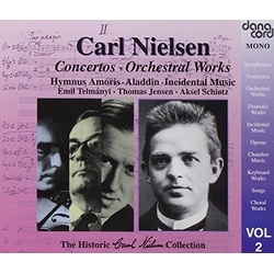 Carl Nielsen & Emil Telmányi & Thomas Jensen & Aksel Schiøtz Concertos - Orchestral Works Hymnus Amoris - Aladdin - Incidental Music CD