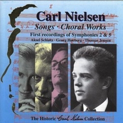 Carl Nielsen & Aksel Schiøtz & Georg Høeberg & Thomas Jensen Songs - Choral Works - First Recordings Of Symphonies 2 & 5 CD