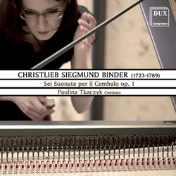 Paulina Binder / Tkaczyk Sei Suonate Per Il Cembalo Op. 1 CD