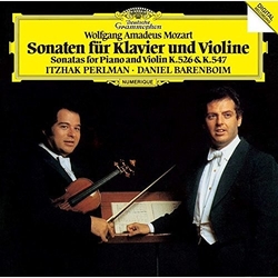 Wolfgang Amadeus Mozart & Itzhak Perlman & Daniel Barenboim Sonaten Für Klavier Und Violine = Sonatas For Piano And JAPAN SHM-CD JAPANESE SHM CD