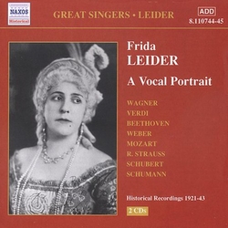 Frida Leider A Vocal Portrait CD