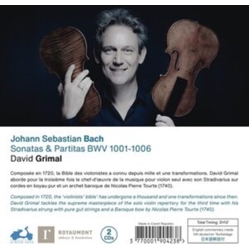 Bach & David Grimal Sonatas & Partitas CD