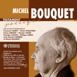 Bouquet, Michel / Podalydes, Denis Testament Poetique CD