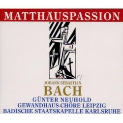 Bach / Gewandhauserchor Leipzig St Matthews Passion BWV 244 CD