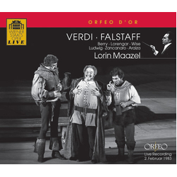 Verdi / Berry / Zancanaro / Araiza / Maazel Falstaff Commedia Lirica in Tre Atti CD