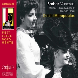 Dimitri Mitropoulos & Barber Vanessa CD