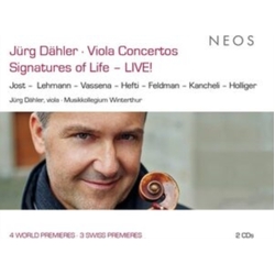 Jürg Dähler Viola Concertos / Signatures Of Life – Live! UK CD