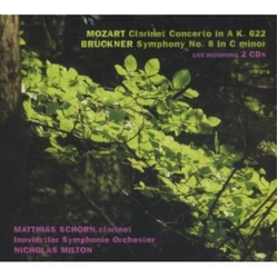Mozart / Schorn / Milton Clarinet Concerto / Symphony No 8 CD