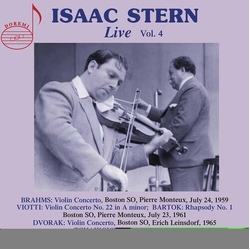 Isaac Stern Live Vol.4 CD