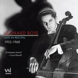 Leonard Rose Leonard Rose Live In Recital, 1953-1960 CD