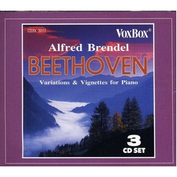 Beethoven & Alfred Brendel Variations & Vignettes For Piano CD