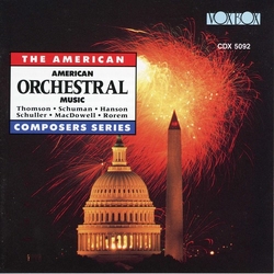 Various American Orchestral Music: Thomson • Schuman • Hanson • Schuller • MacDowell • Rorem CD