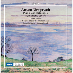 Anton Urspruch & Oliver Triendl & Nordwestdeutsche Philharmonie & Georg Fritzsch & Marcus Bosch Piano Concerto Op. 9; Symphony Op. 14 CD