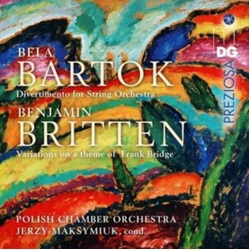 Béla Bartók Divertimento Für Streichorchester / Variationen Über Ein Thema Von Frank Bridge, Op.10 CD
