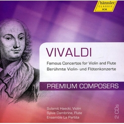 Vivaldi / Haecki / Dambrine / Ensemble La Partita Premium Composers: Famous Ctos for Violin & Flute 2 CD