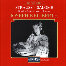 Strauss & Borkh & Hotter & Lorenz & Joseph Keilberth Salome CD